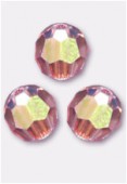 Ronde 5000 4 mm light rose AB x10