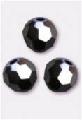 Ronde 5000 4 mm jet hematite 2X x10
