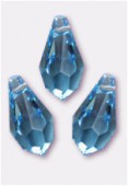 Goutte 6000 11x5,5 mm aquamarine x6