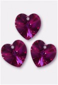 Coeur 6202 10,3x10 mm fuchsia AB x4
