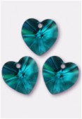 Coeur 6202 18x17,5 mm blue zircon x1