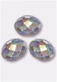 Rondelle 5040 6 mm crystal AB x4