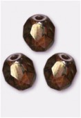 Facette 3 mm lumi brown x50