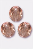 Facette 4 mm peach x50