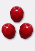 Facette 6 mm blood red x24