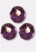 Facette 8 mm lumi amethyst x12