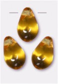 Goutte 6x9 mm light amber x12