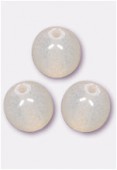 Ronde 8 mm milky pink x12