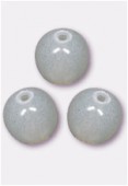 Ronde 8 mm milky grey x12