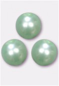 Ronde nacrée 6 mm chrysolite x1200