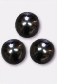 Ronde nacrée 8 mm hématite x6