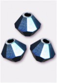 Toupie 5328 4 mm crystal metallic blue 2X x50