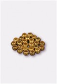 Perle à écraser 2 mm or x5gr