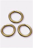 Anneau brisé 6 mm bronze x20