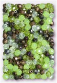 Facette 4 mm mélange lichen x50