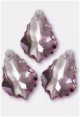 Pendentif baroque 6090 16x11 mm light amethyst x1