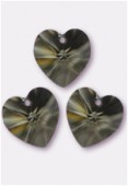 Coeur 6202 10,3x10 mm black diamond x4