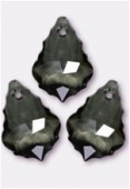 Pendentif baroque 6090 22x15 mm black diamond x1
