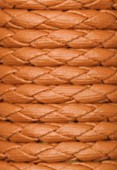 Cuir synthétique tressé ocre x92cm