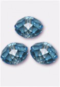 Rondelle 5040 6 mm aquamarine x4