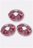 Rondelle 5040 6 mm light rose x4