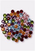 Strass 2028 SS20 5 mm mélange 6 couleurs x72