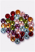 Strass 2028 SS34 7 mm mélange 6 couleurs x36