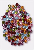 Strass 2028 SS10 3 mm mélange 6 couleurs x144
