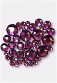Strass HOTFIX 2028 3 mm / 5 mm / 7 mm amethyst M HF x42