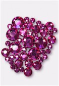 Strass HOTFIX 2028 3 mm / 5 mm / 7 mm fuchsia M HF x42 Strass HOTFIX 2028 3 mm / 5 mm / 7 mm fuchsia M HF x42
