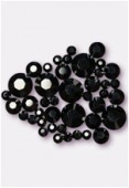 Strass HOTFIX 2028 3 mm / 5 mm / 7 mm jet M HF x42
