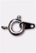 Fermoir à ressort 7 mm argent x1