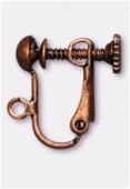 Clip à vis 16x15 mm cuivre x2 Clip à vis 16x15 mm cuivre x2