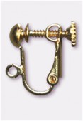 Clip à vis 16x15 mm or x2 Clip à vis 16x15 mm or x2