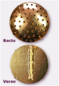 Broche tamis 29 mm or x1