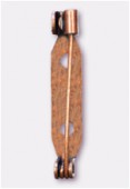Broche à coller 30x5.5 mm cuivre x1