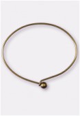 Bracelet à boule dévissable bronze x1
