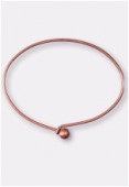 Bracelet à boule dévissable cuivre x1