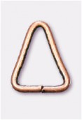 Bélière triangle 7x5 mm cuivre x12