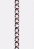 Chaîne gourmette espacée 3x4 mm cuivre x1m