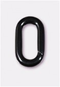 Maillon ovale en résine 29x16 mm jet x2