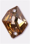 Cosmic sew-on 3265 20x16 mm crystal golden shadow F x1