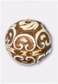 Ronde byzantine en résine 18 mm os x1