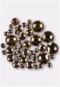 Strass HOTFIX 2028 3 mm / 5 mm / 7 mm crystal golden shadow M HF x42