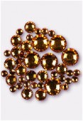 Strass 2028 3 mm / 5 mm / 7 mm topaz F x42