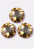 Strass 2058 SS34 7 mm crystal golden shadow F x12