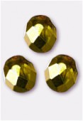 Facette 10 mm citron metallic ice x6