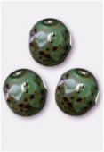 Facette 10 mm green turquoise x6