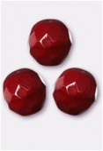 Facette 10 mm blood red x6