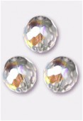 Facette 12 mm crystal AB x2